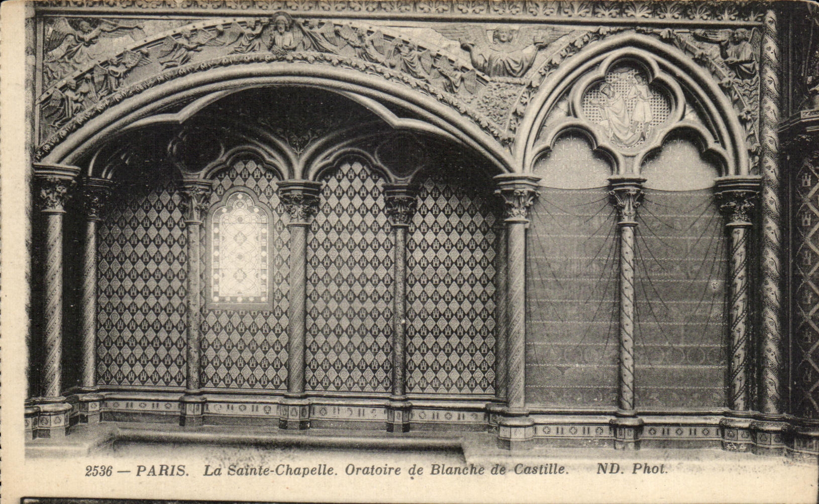 CPA Paris Sainte the Vault Oratory Of White De Castille