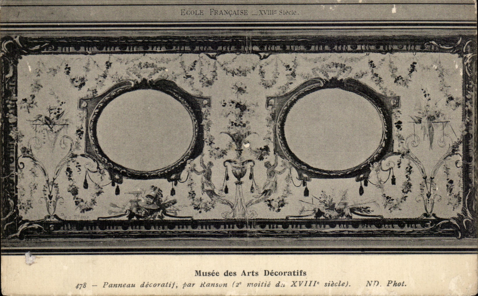 CPA Museum Of Decorative Arts Ornamental Panel By Ranson Paris