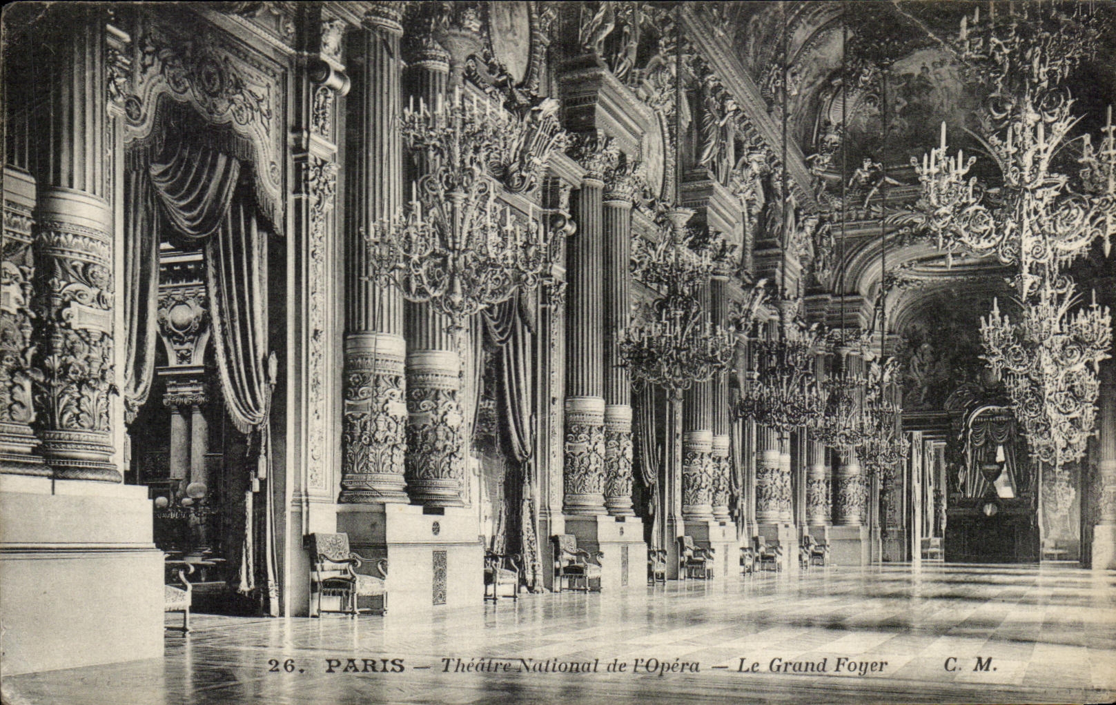 CPA Paris National theater Of Opera the Large Hearth