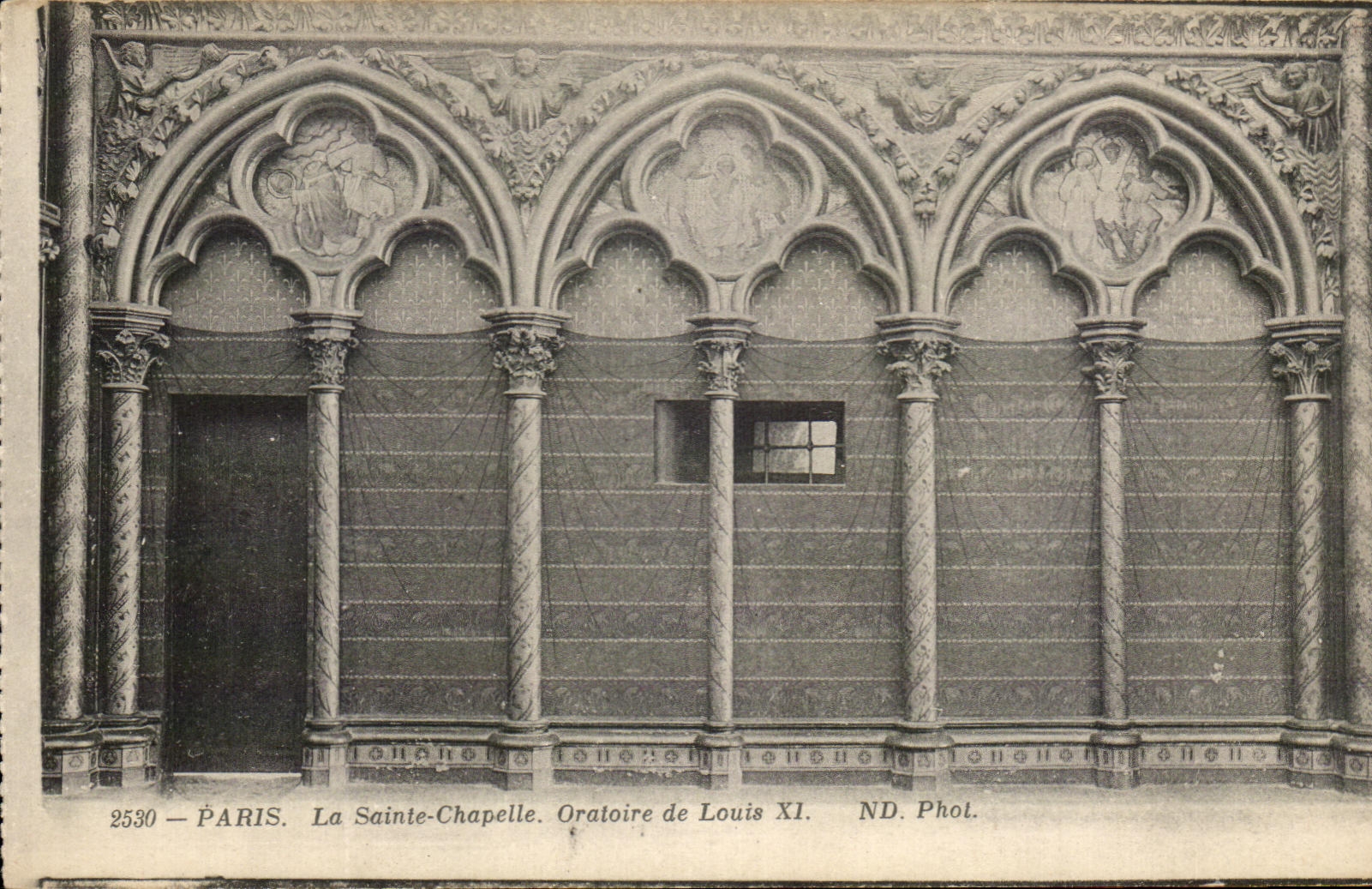 CPA Paris La Chapelle Oratorical Of Louis XI