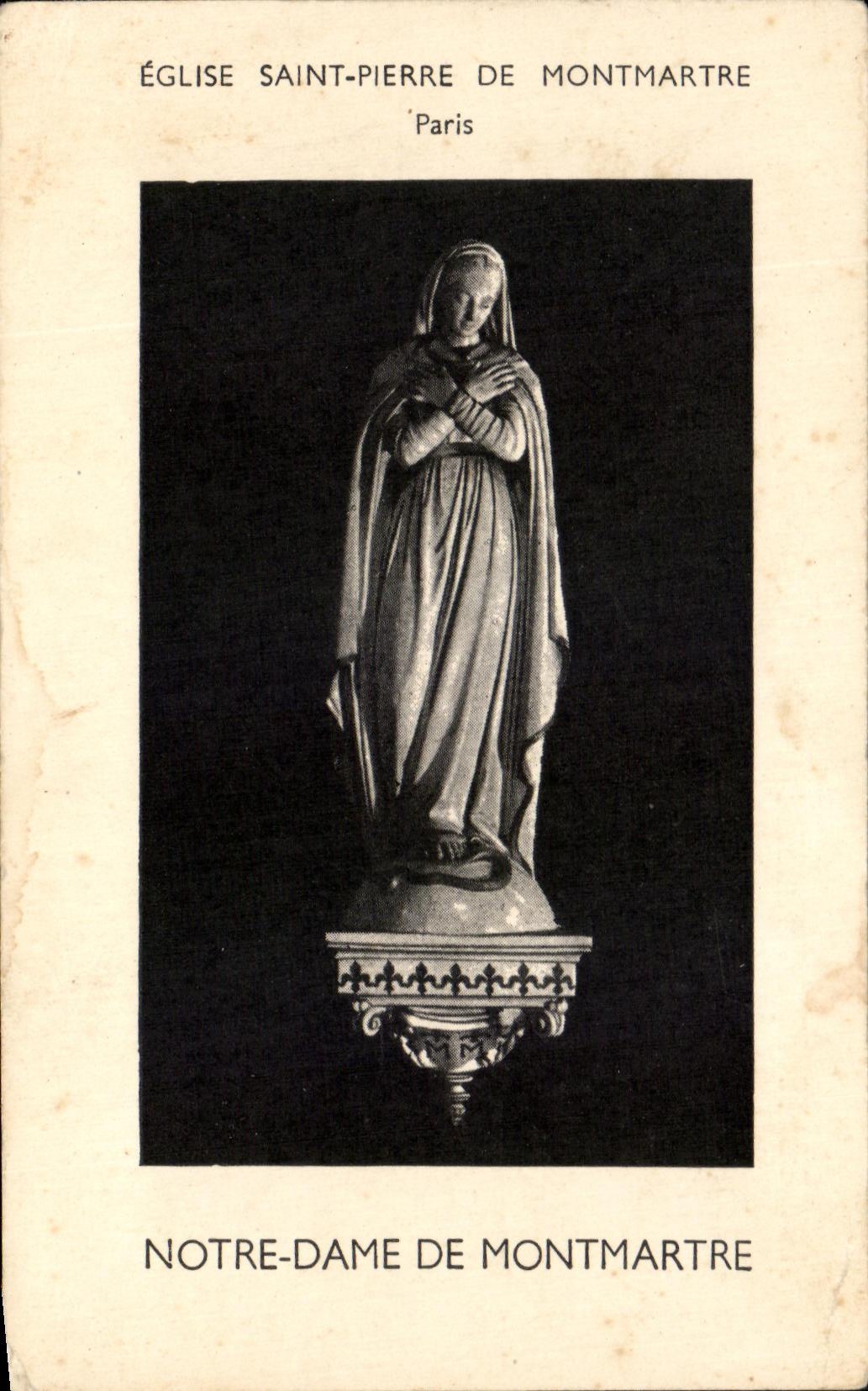 CPA Paris Church Saint Pierre De Montmartre Notre Dame De Montmartre