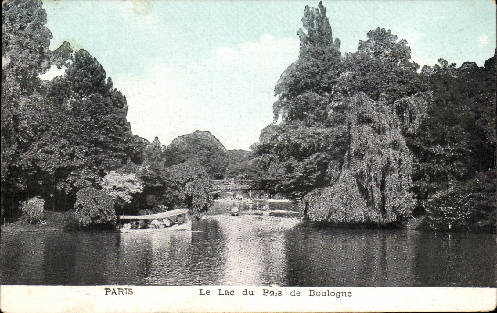CPA Paris the Lake Bois de Boulogne