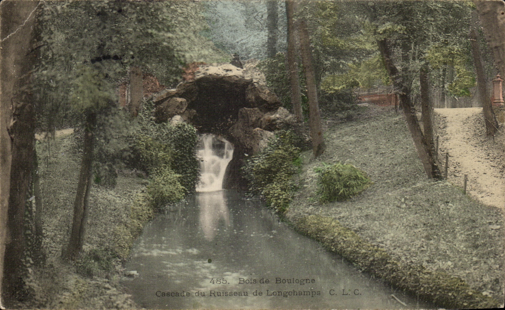 CPA Paris the Bois de Boulogne Cascades Of the Brook of Longcharmps