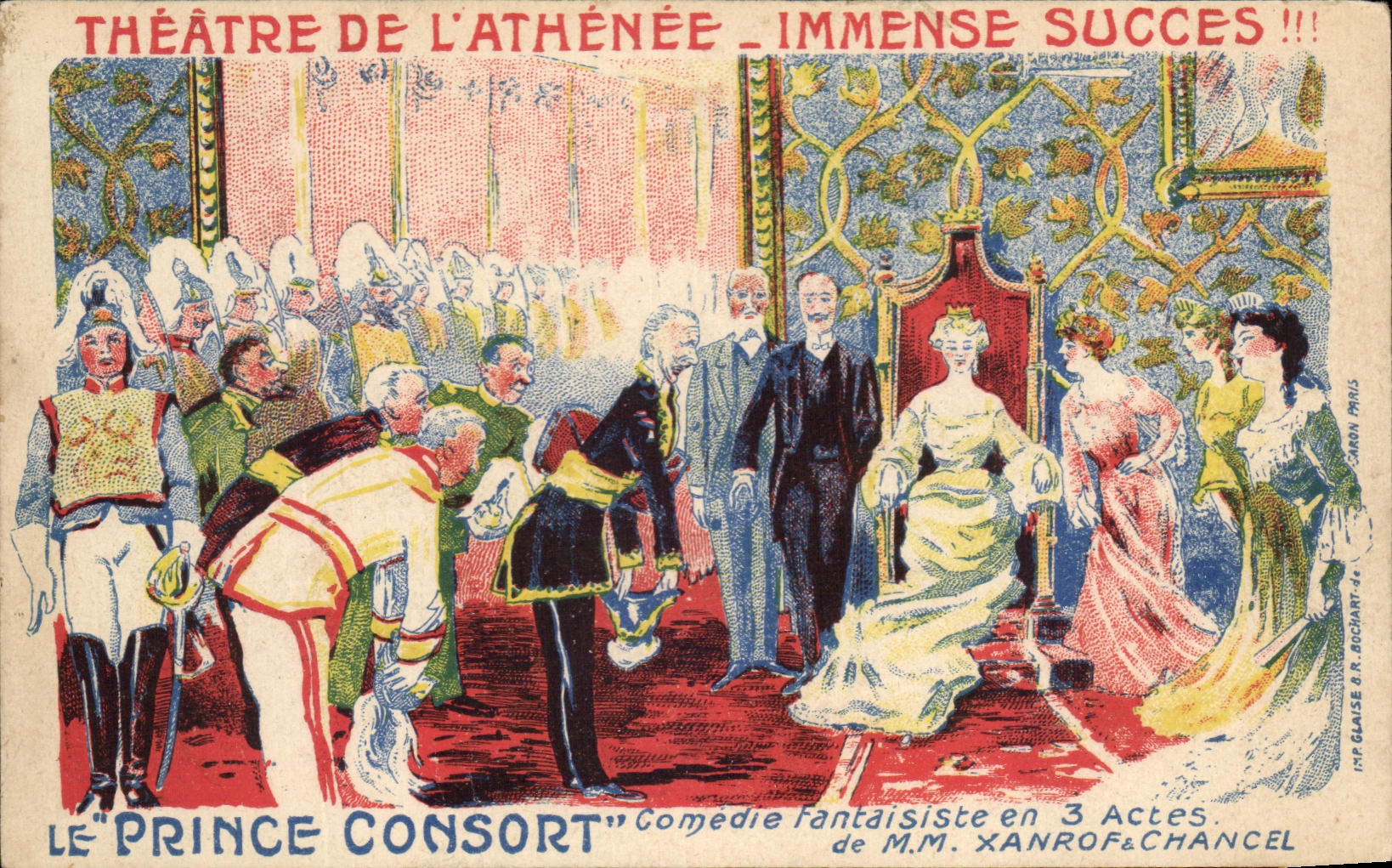 Teatro de CPA del principe inmenso consorte del exito del Athenaeum