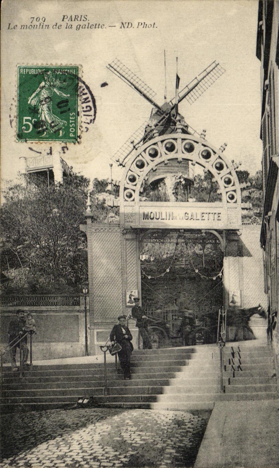 CPA Paris the Mill of the Montmartre Wafer