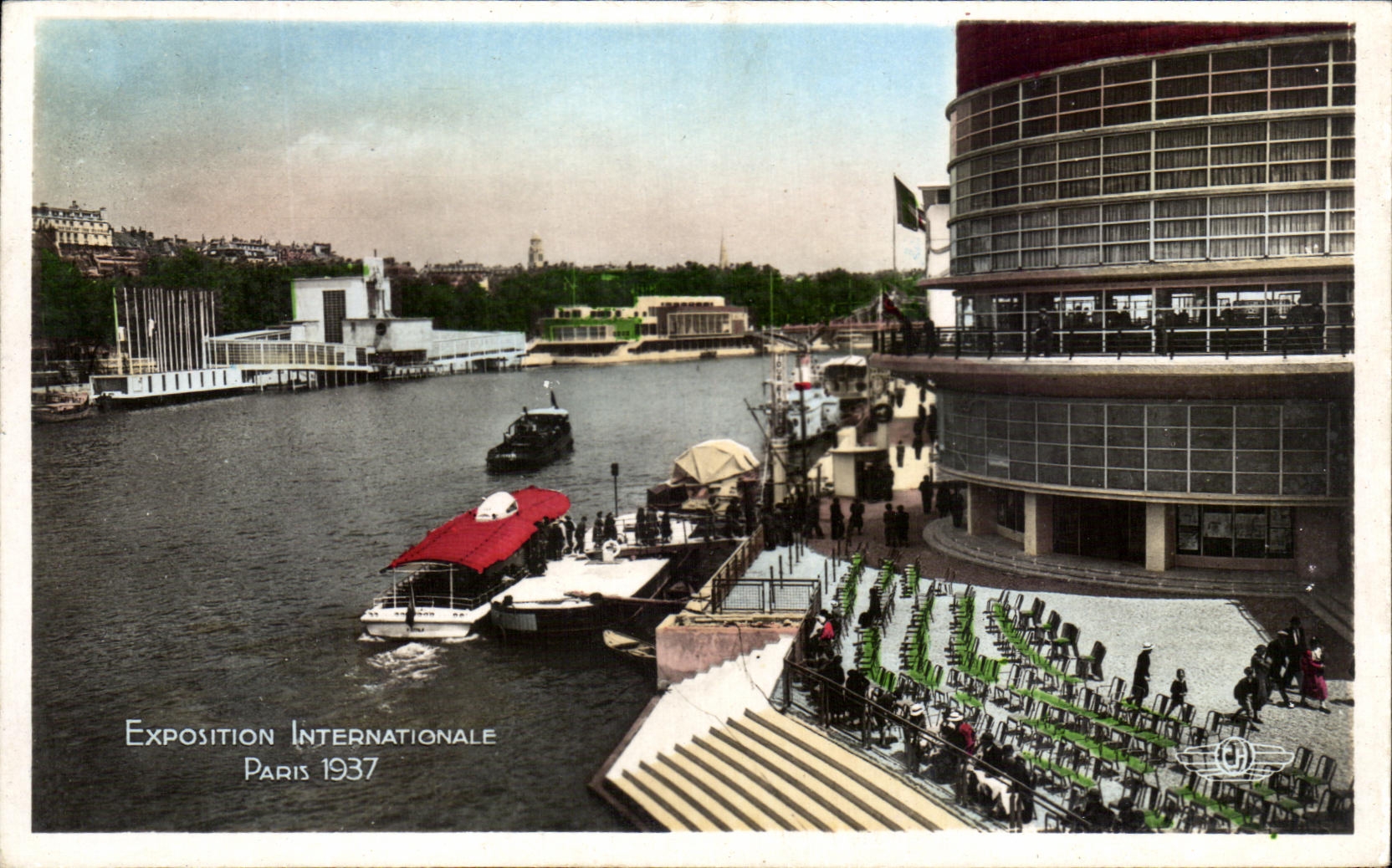 Cuadro total internacional justo de CPA Paris en el primero plano