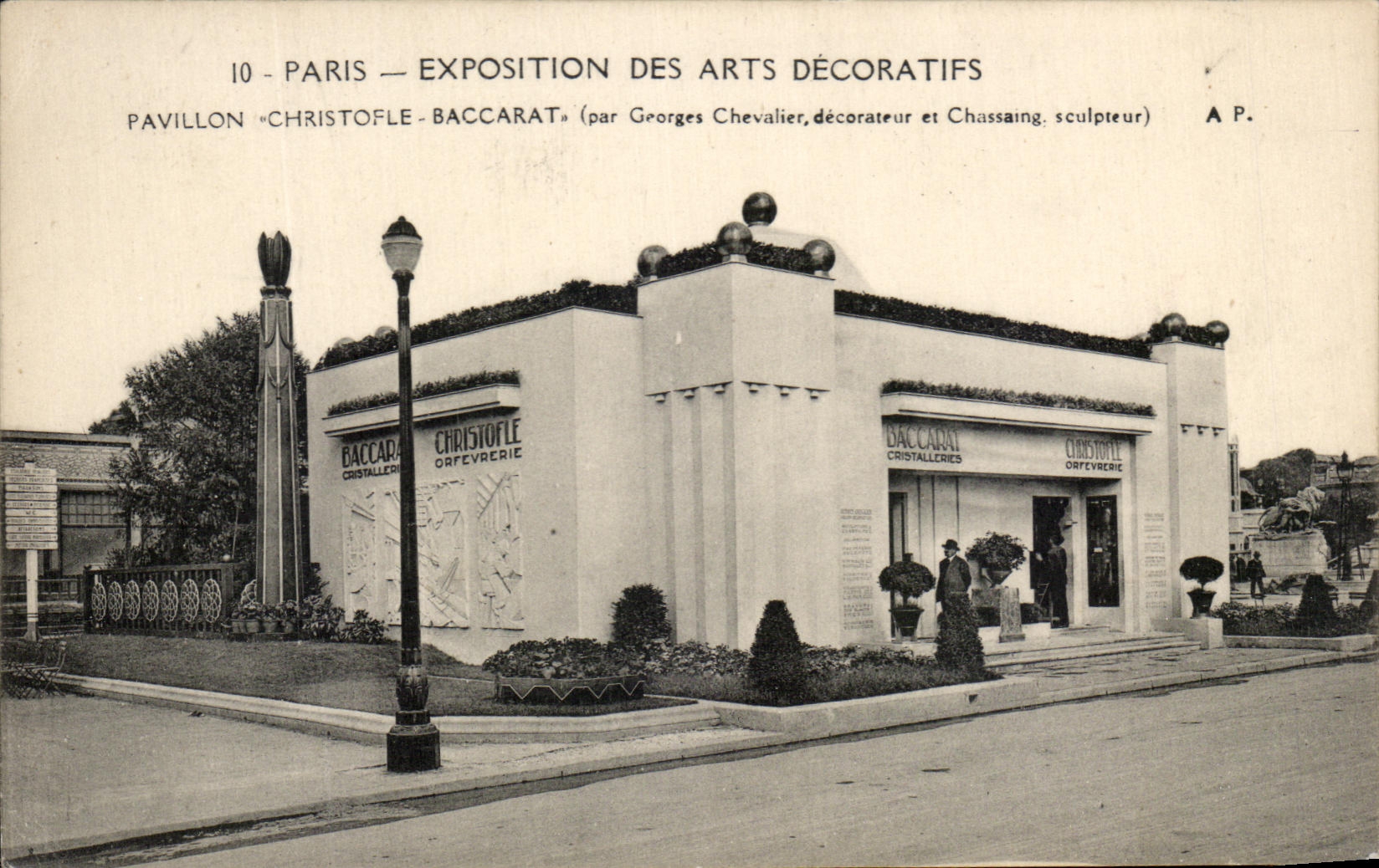 CPA Paris Fair of Decorative Arts House Christofle Baccarat Paris