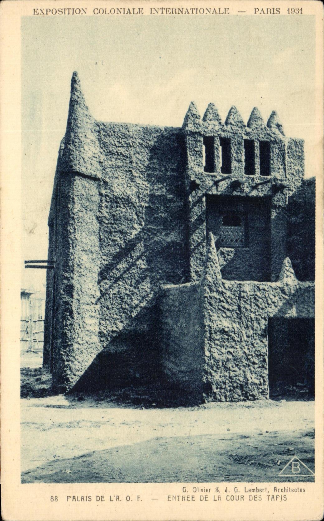 International CPA Expostion Colonial Paris Entrance of the course of the carpets