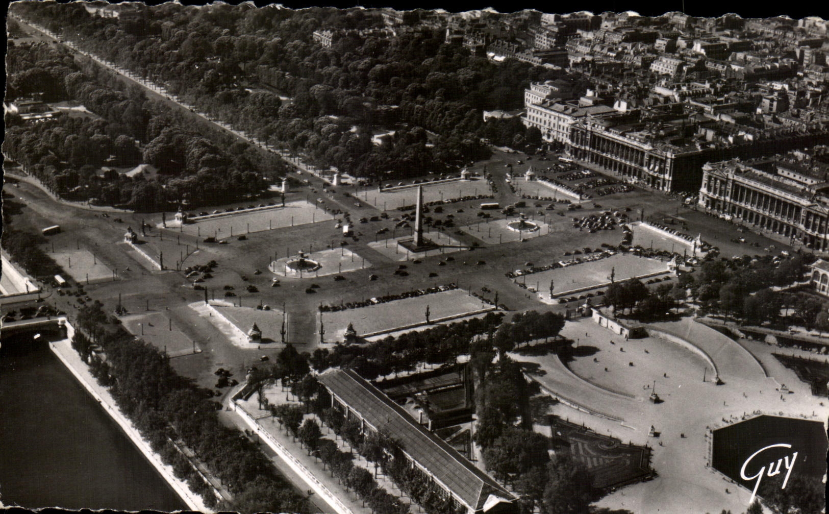CPA Paris the Garden Of Tuileries La Places Harmony And the Avenue Of the Fields