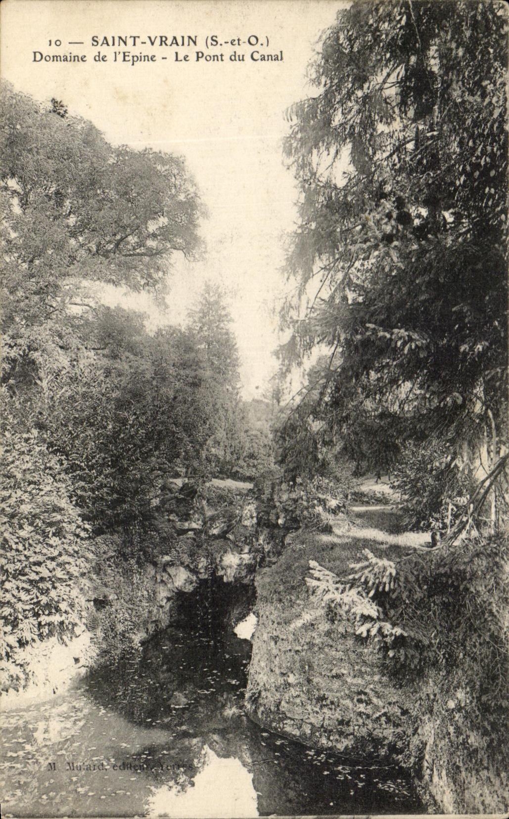 CPA Saint Vrain Domaine de l'Epine Le Pont du canal 