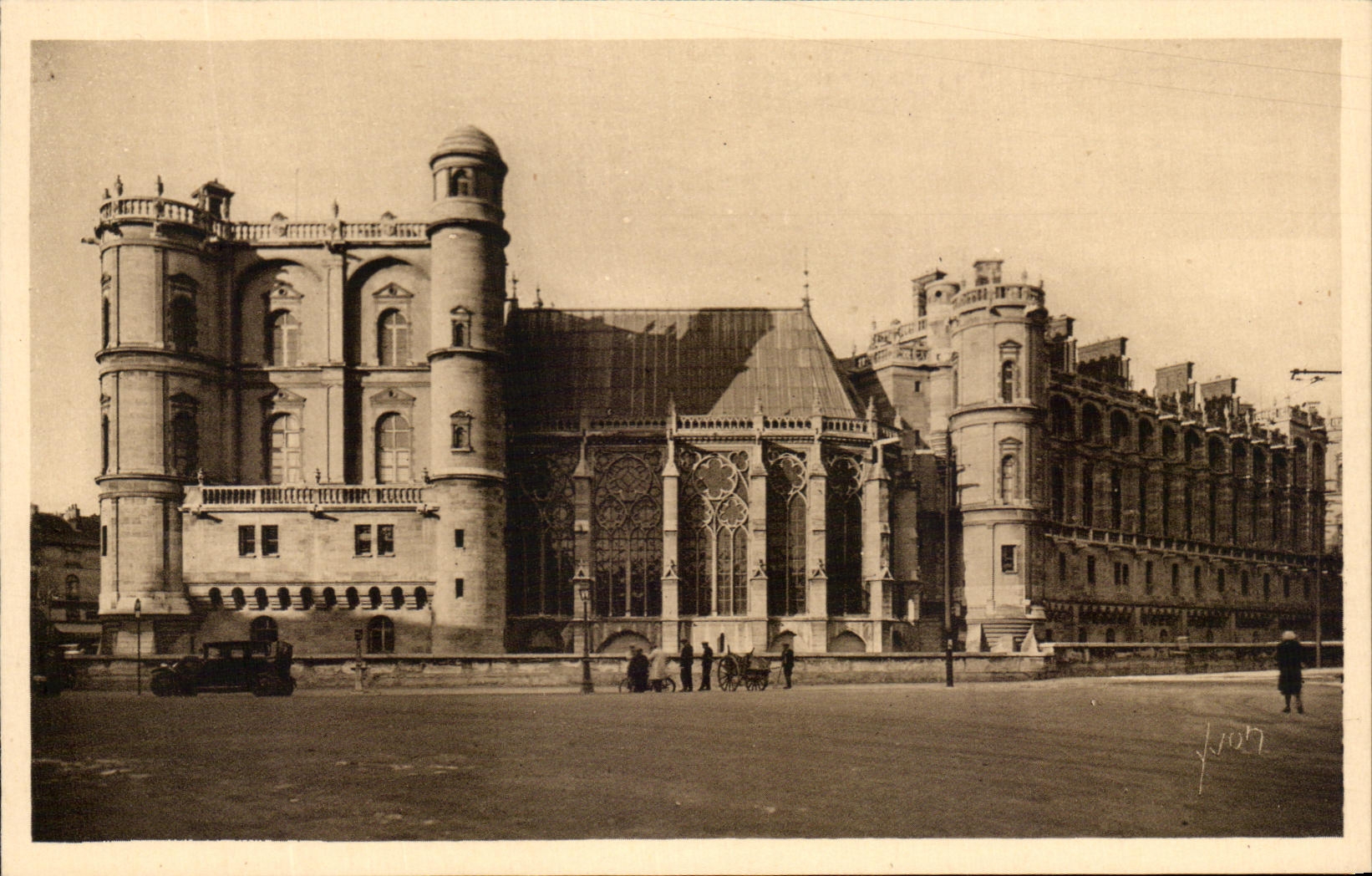 CPA Saint Germain En Laye Le Chateau Facade principale