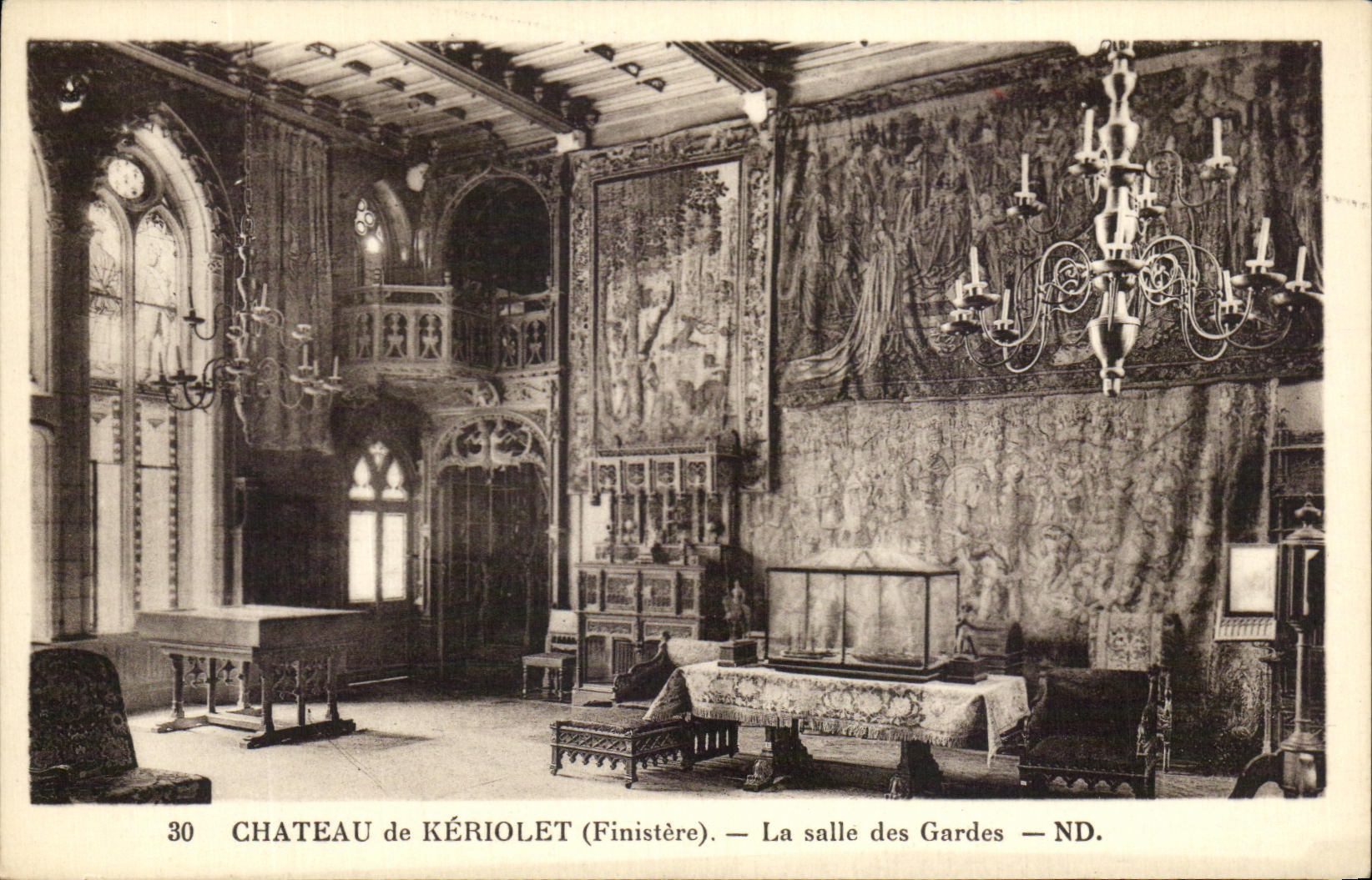 CPA Castle De Keriolet the Room of the Guards