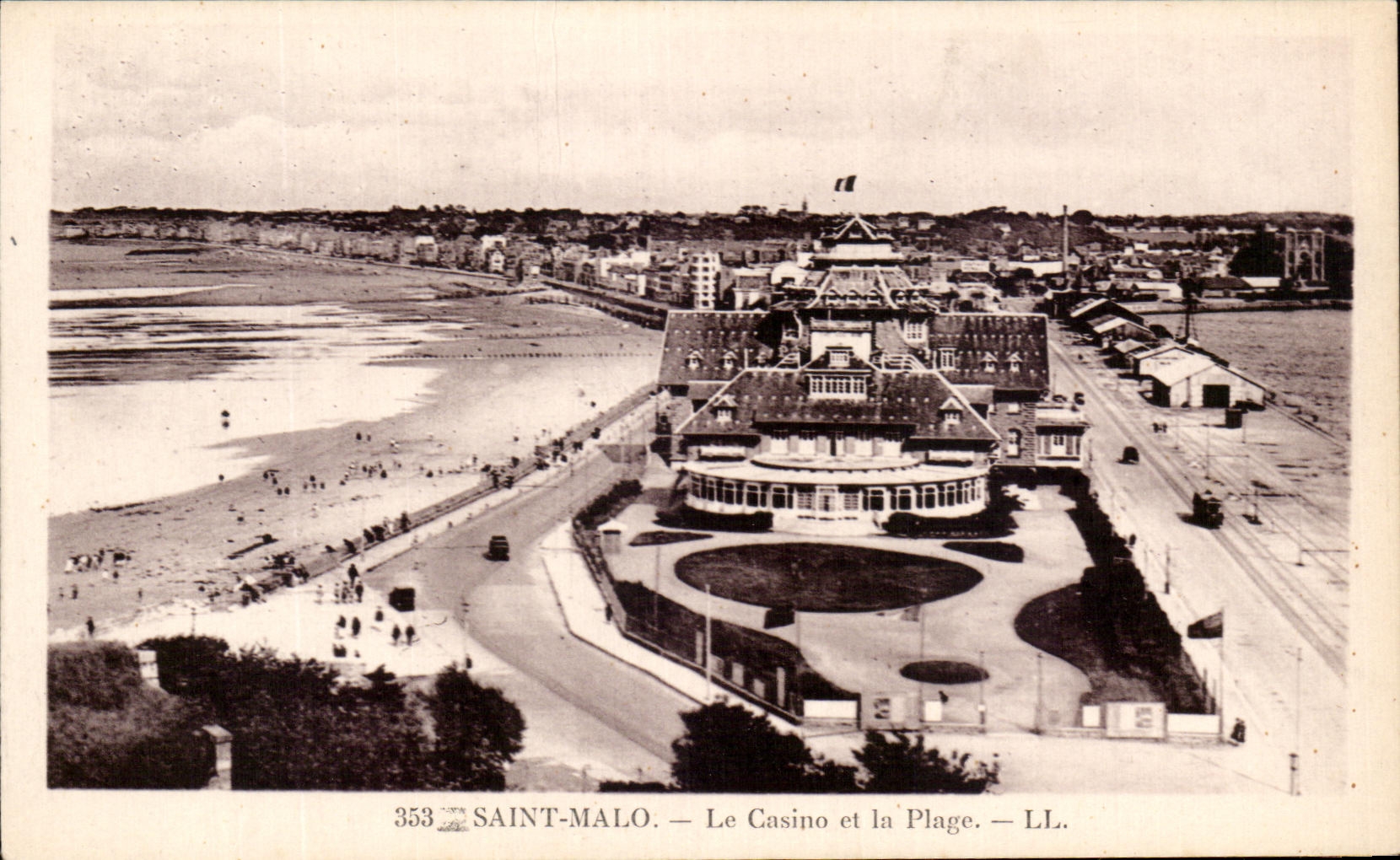 Santo Malo de CPA el casino y la playa