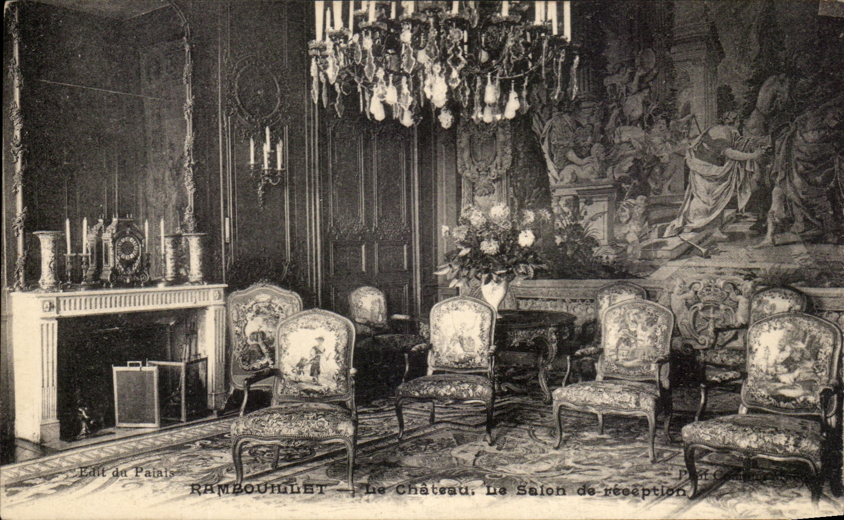 CPA Rambouillet the castle the Reception room