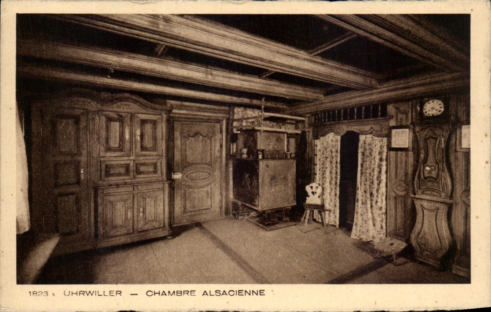 CPA Uhrwiller Alsatian Room