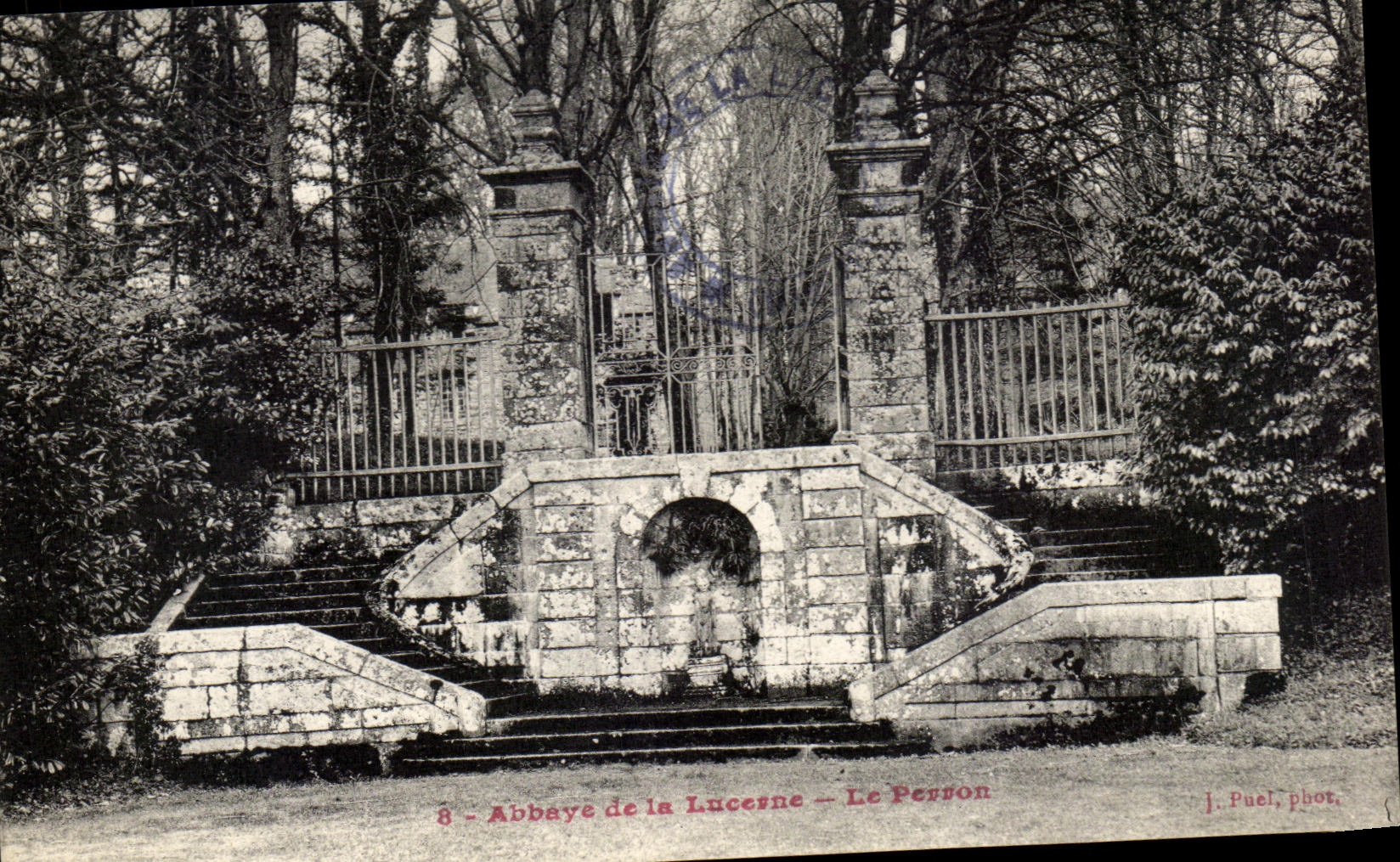 CPA Abbey of Lucerne the perron