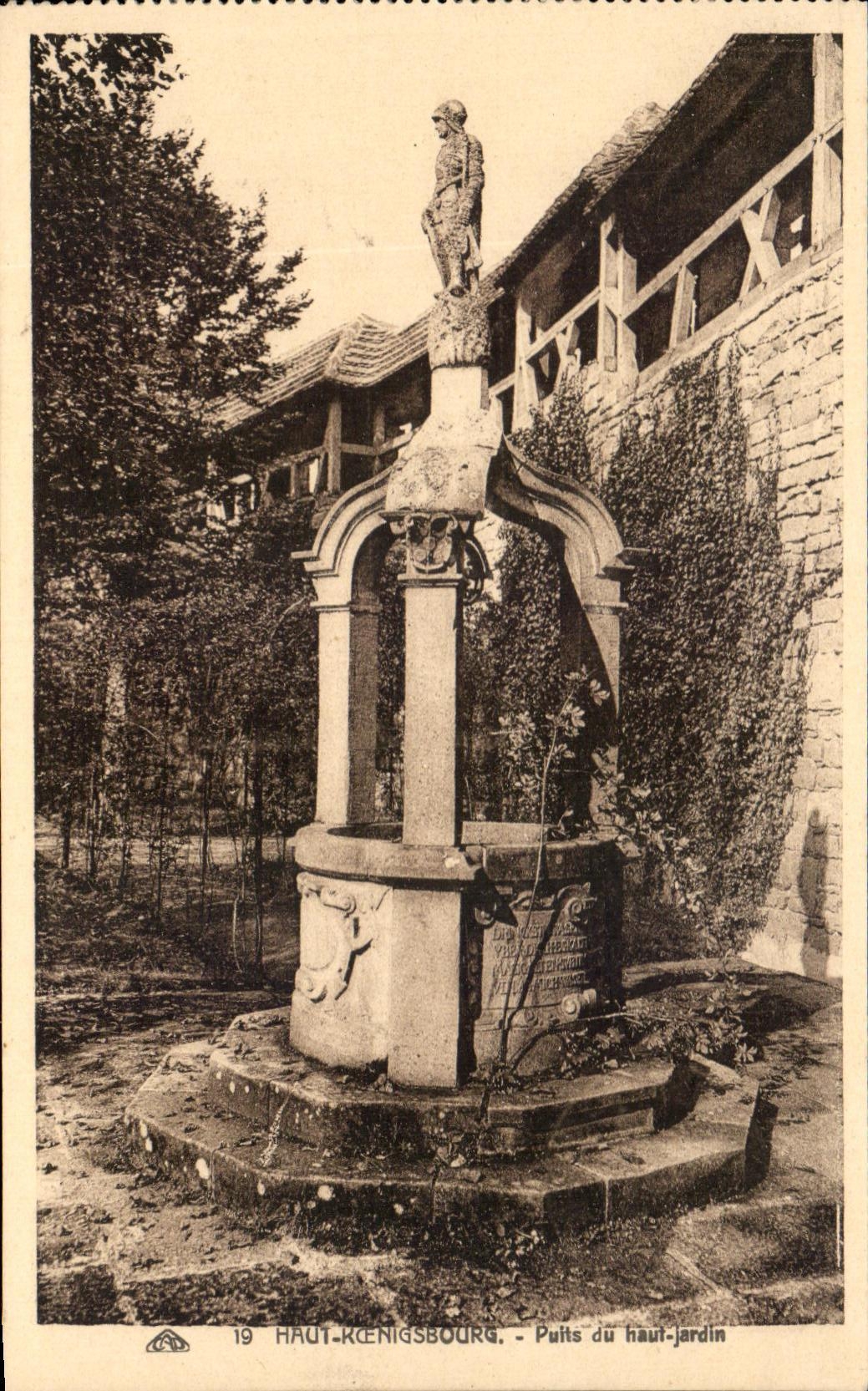 CPA High Roenigbourg Well Of the High Garden