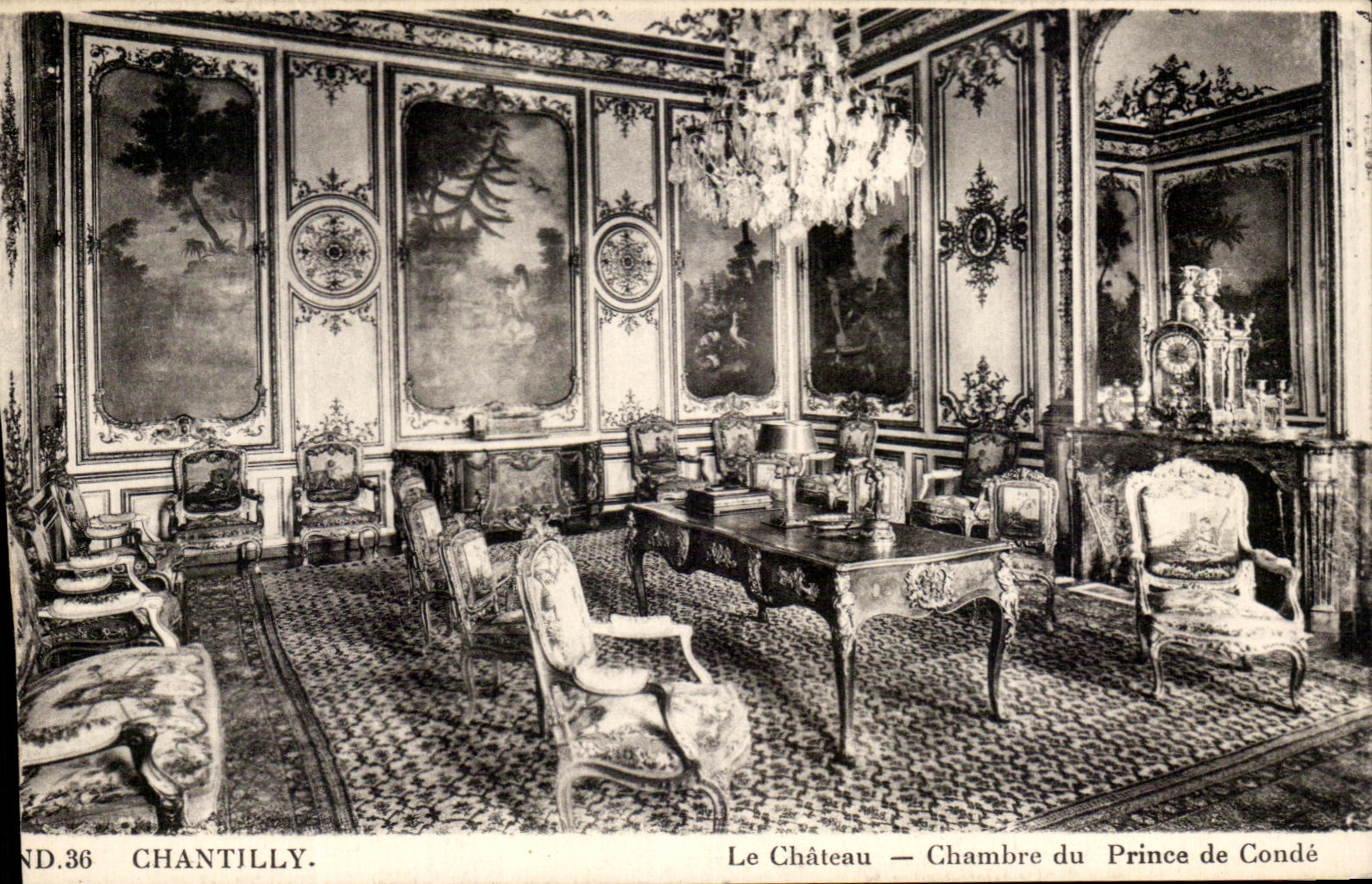 CPA Chantilly Le Chateau Chambre Du Prince De Conde