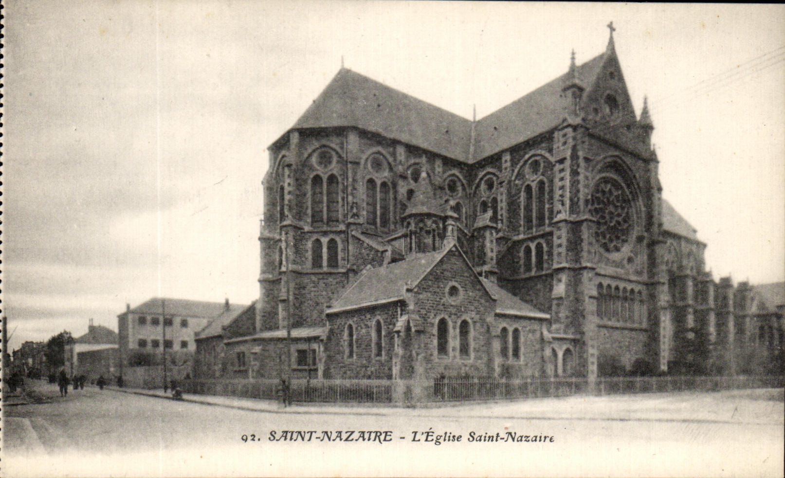 CPA Saint Nazaire the Church Saint Nazaire