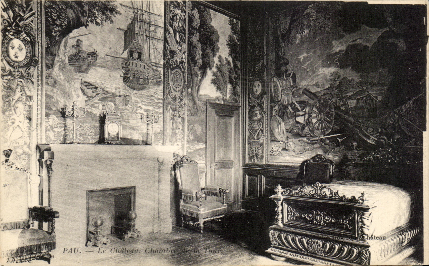 CPA Pau Le Chateau Chambre de la Tour