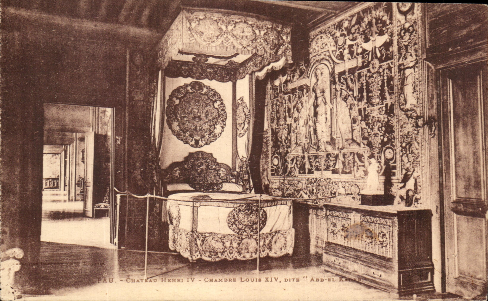 CPA Pau Chateau Henri IV Abd el Kader