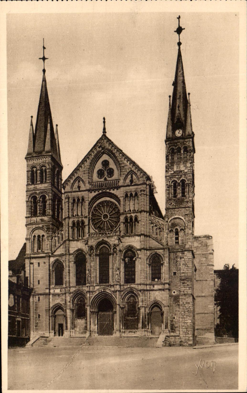 CPA Rheims the Church St Remi