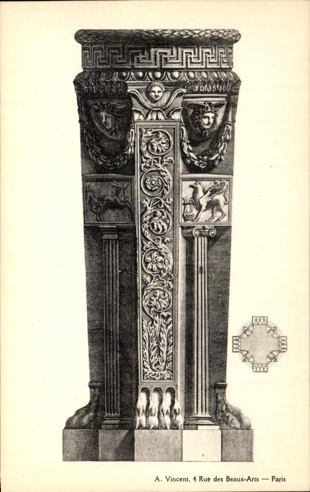 CPA Vase Antique