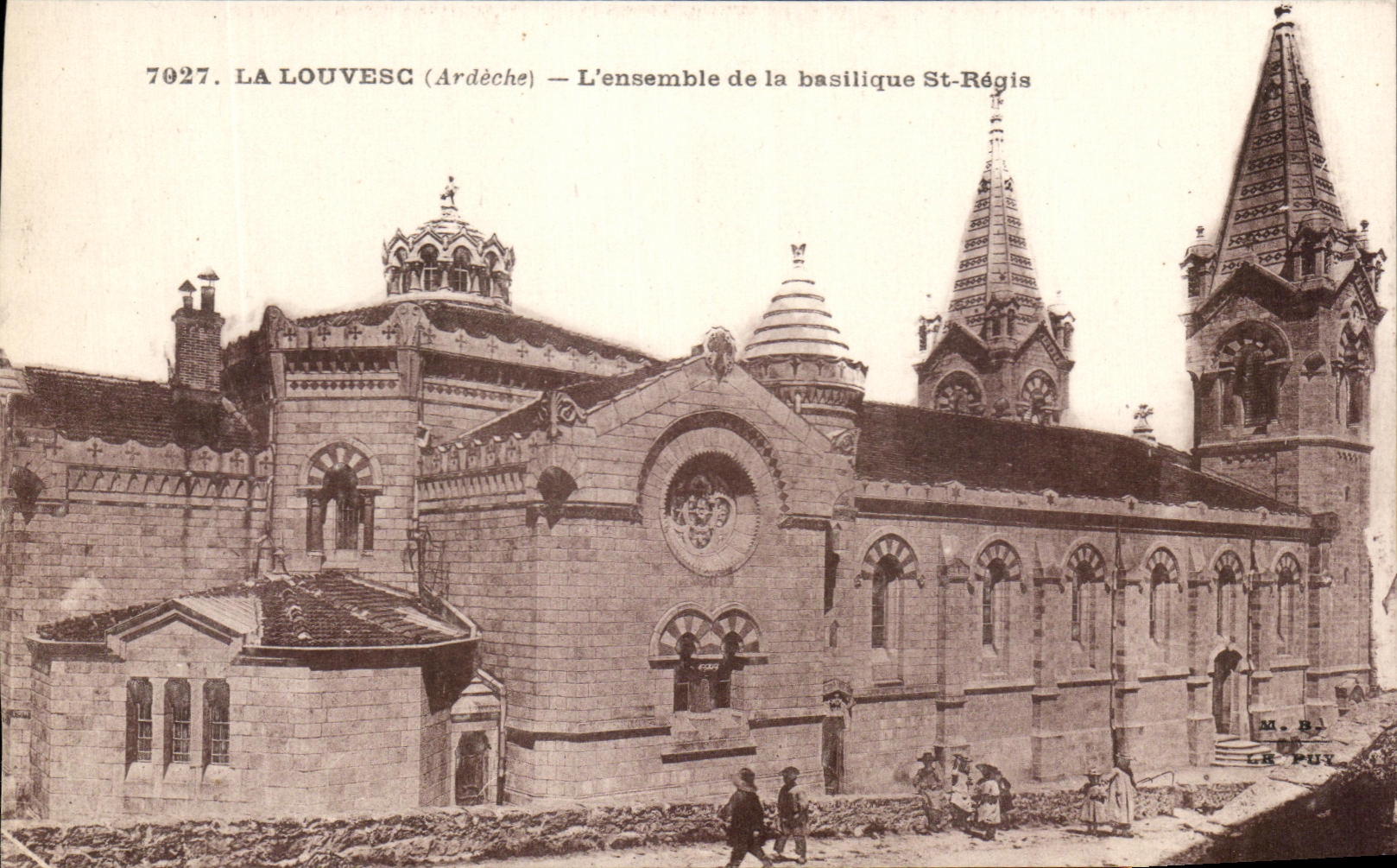 CPA Louvesc the whole of the basilica St Governed