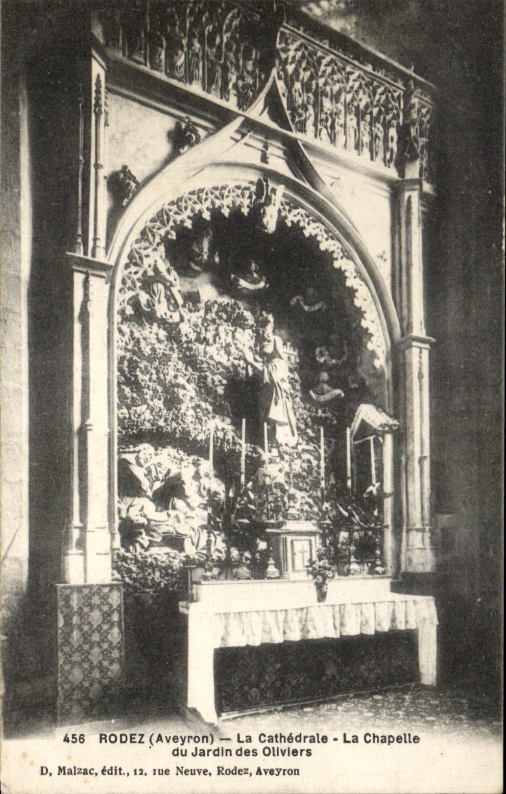 CPA Rodez La Cathedrale La Vault of the Garden of the Olive-trees