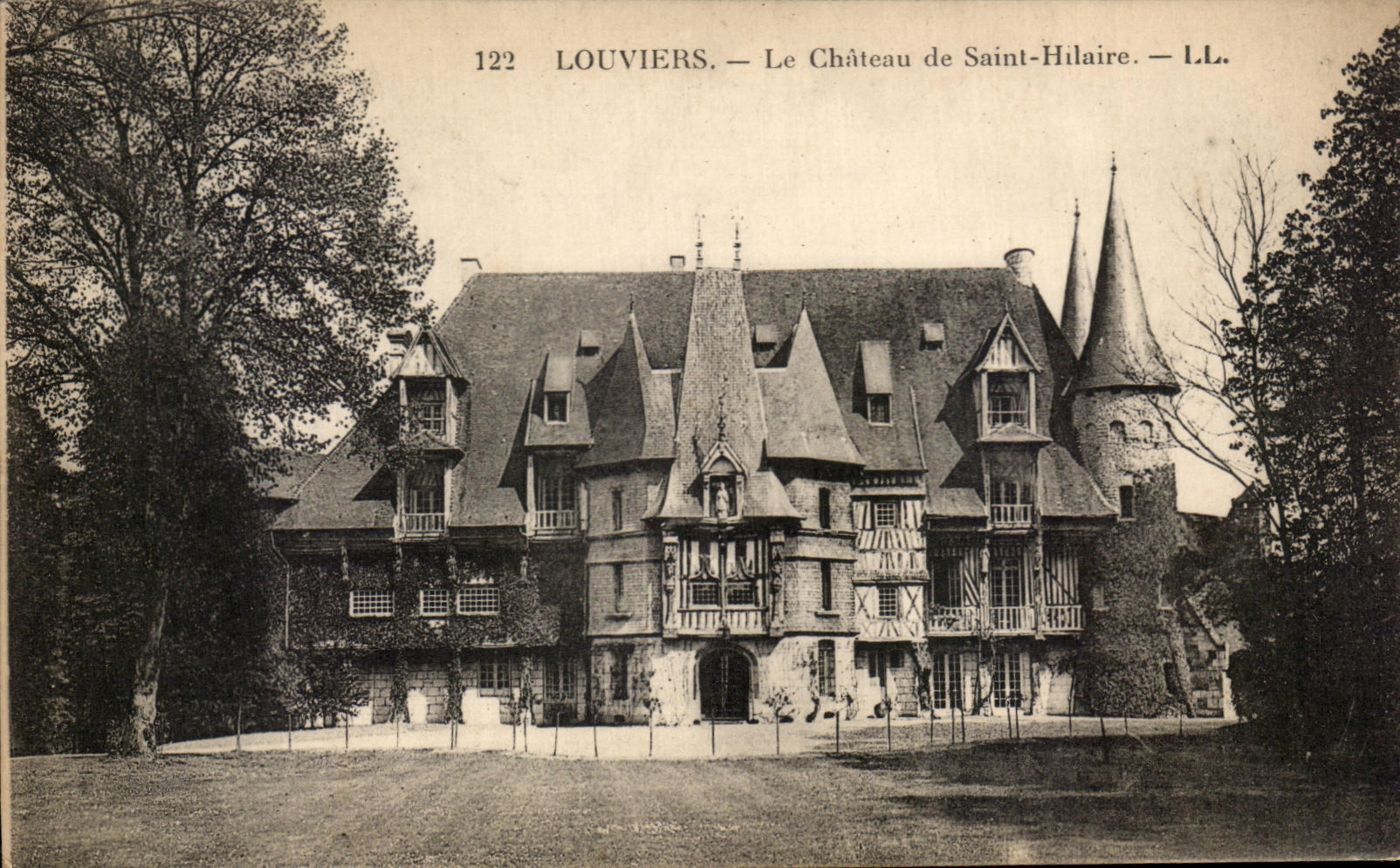 CPA Louviers el castillo del santo Hilario