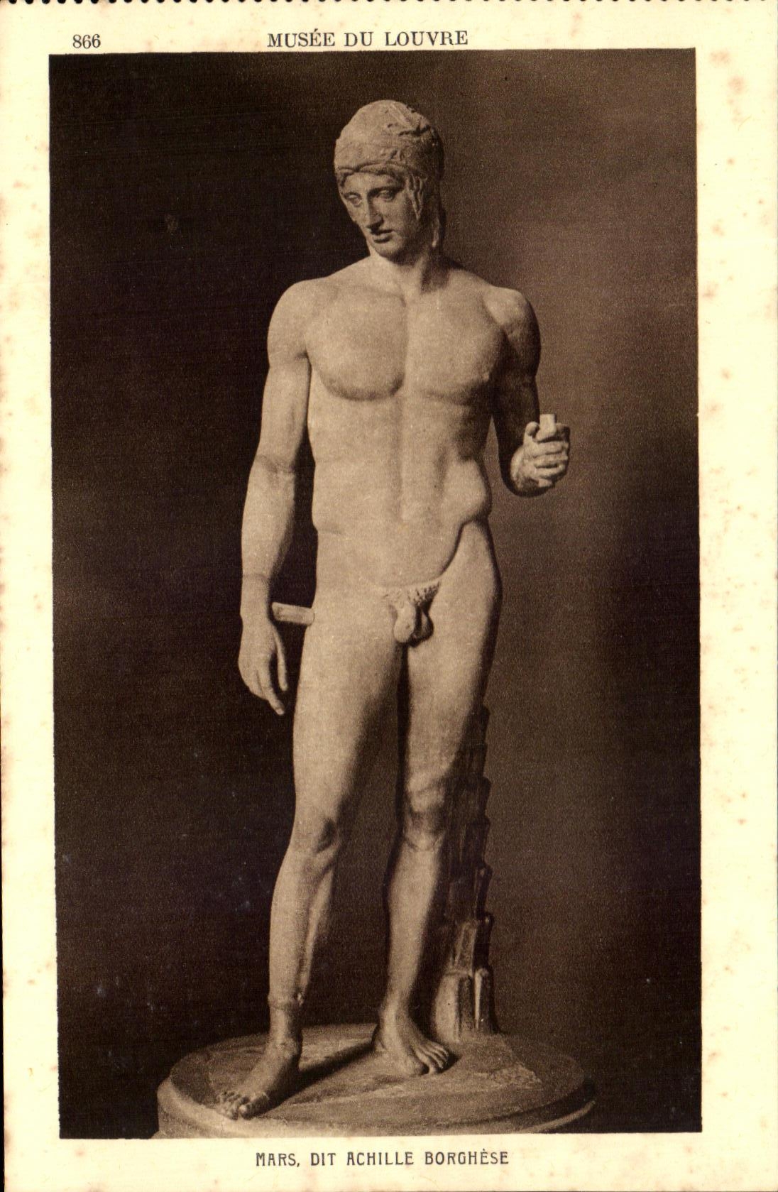 CPA Musee Du Louvre Mars dit achille Borghese