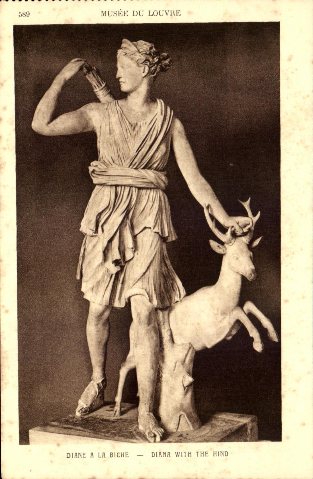 CPA Musee Du Louvre Diane a la Biche Paris