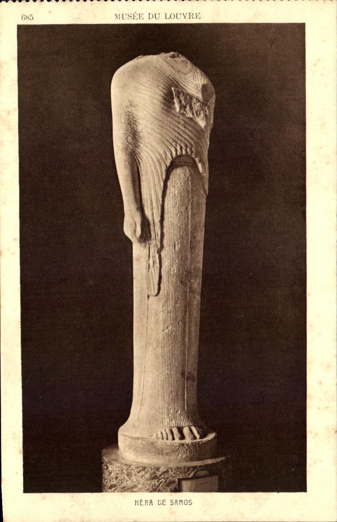 CPA Musee Du Louvre Hera de Samos