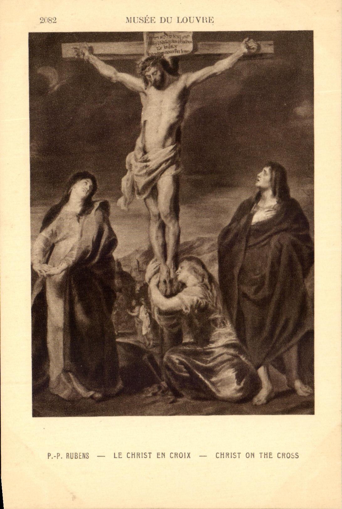 CPA Musee Du Louvre Rubens Le Christ En Croix