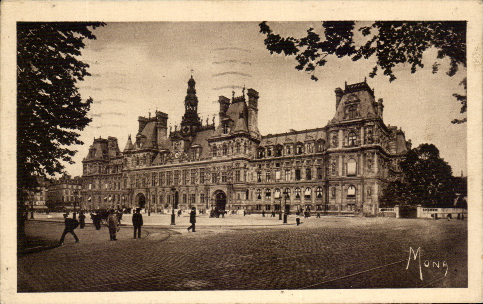 CPA Les Petits Tableaux De Paris L'Hotel De Ville