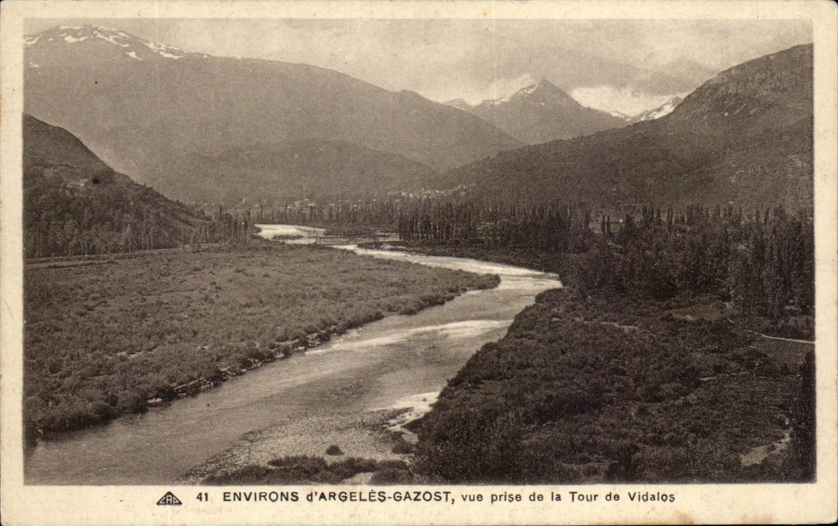 Alrededores D Argeles Gazost de CPA visto de Tower De Vidalos