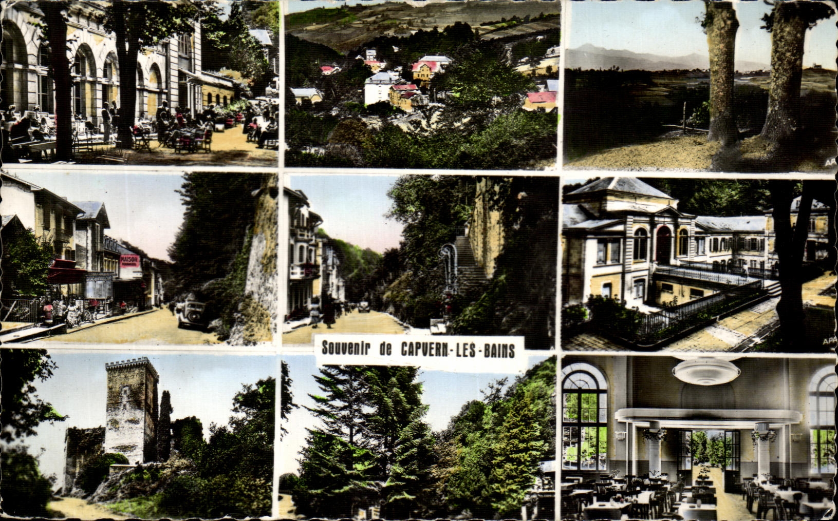 CPA Souvenir De Capvern Les Bains