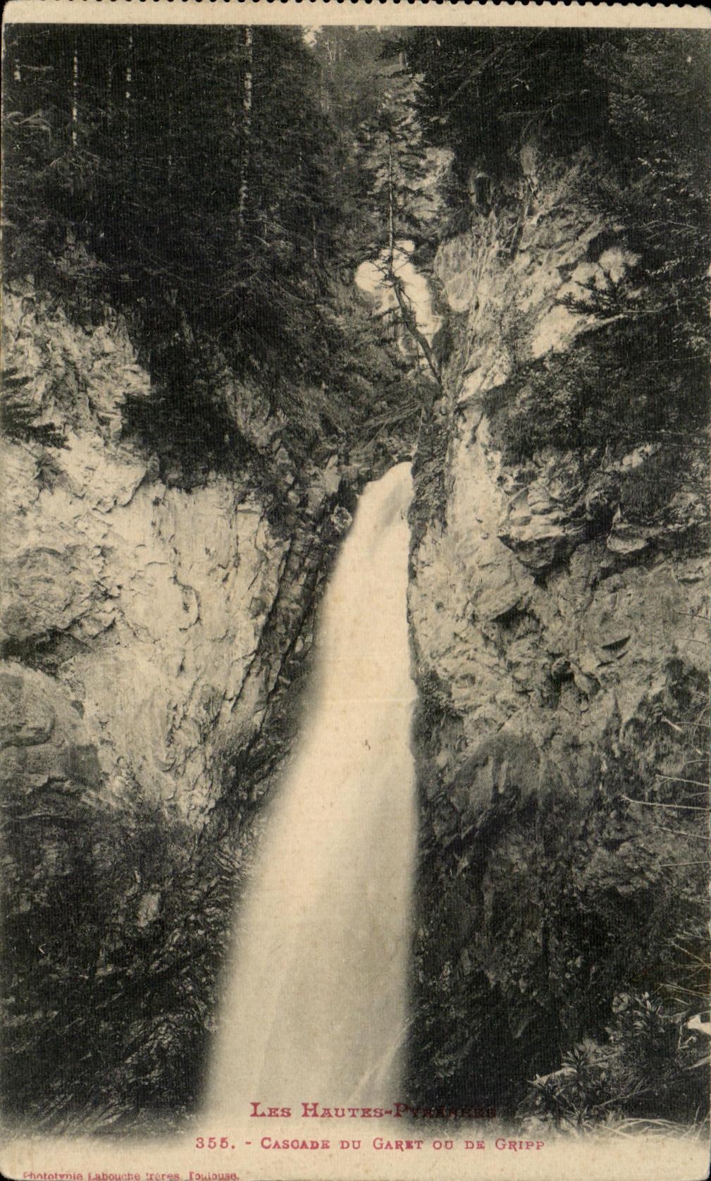 CPA Les Hautes Cascades Du Garet Du De Gripp