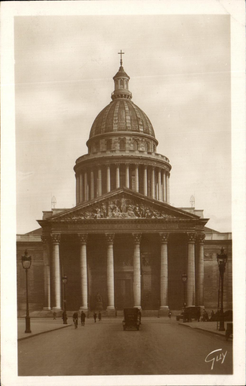 CPA nuestra Paris hermosa el panteon