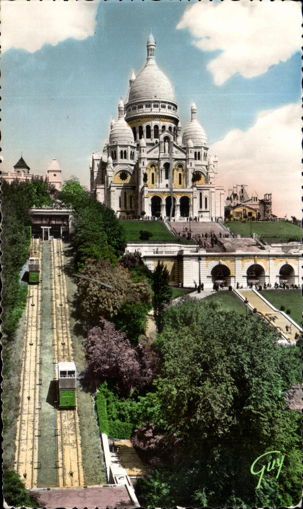 CPA Paris And Its Easilique Wonders of the Sacring Heart of Montmertre