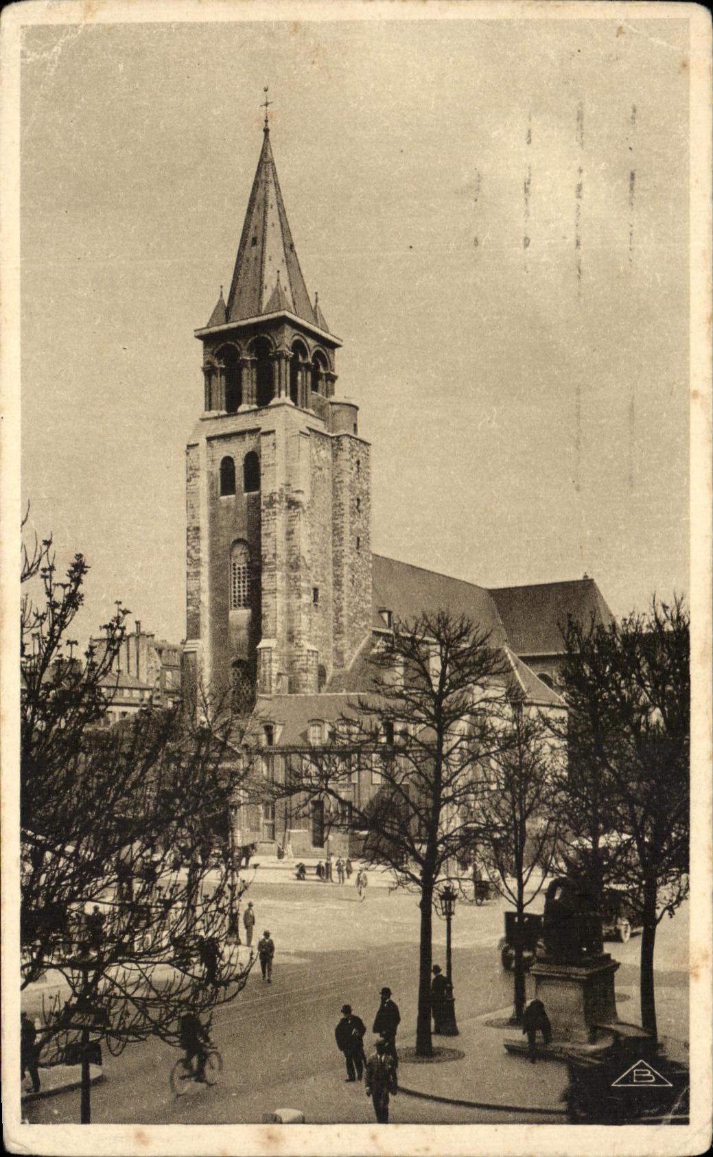 CPA the Church German St Of Near