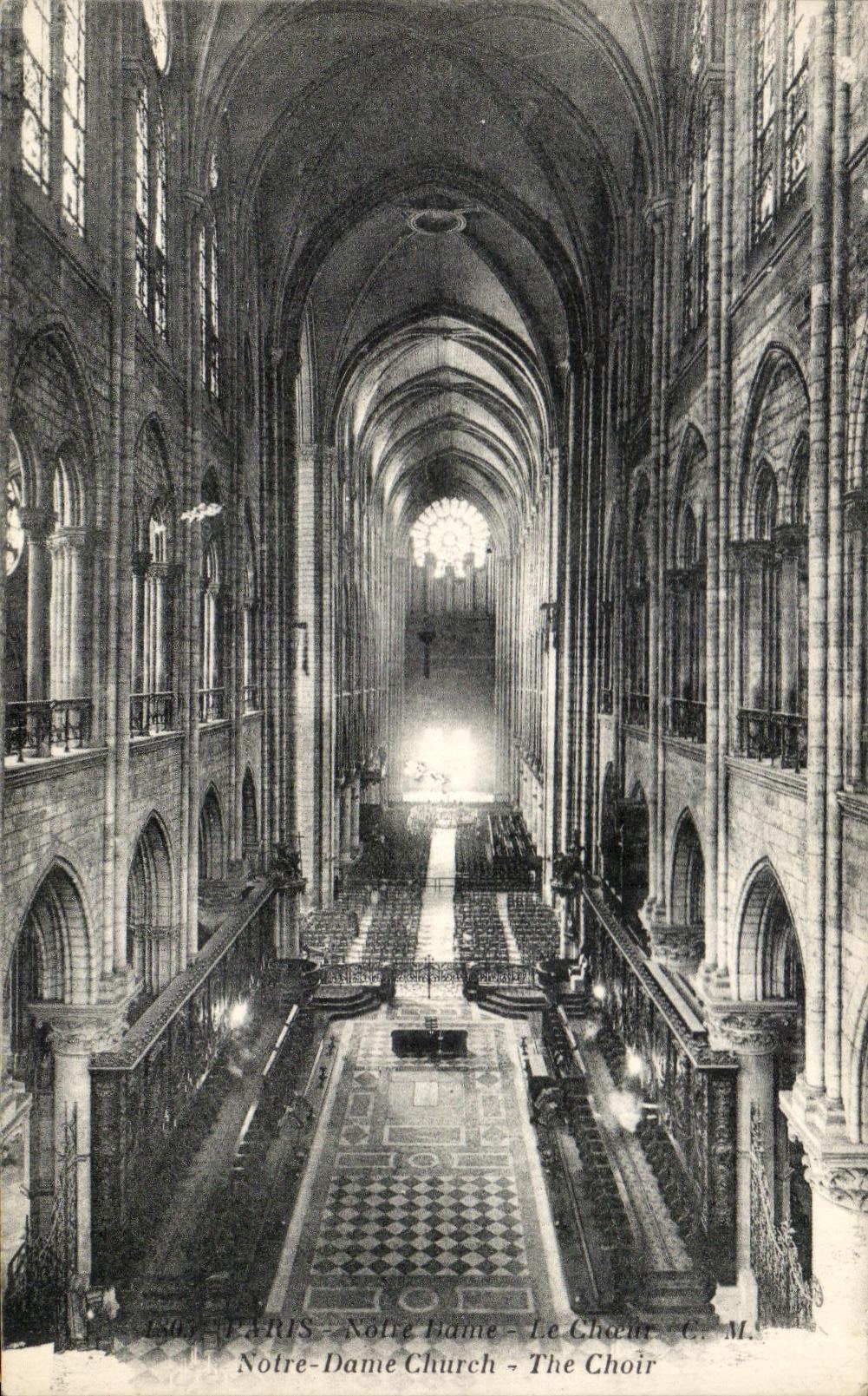 Estribillo de CPA Parise Notre Dame