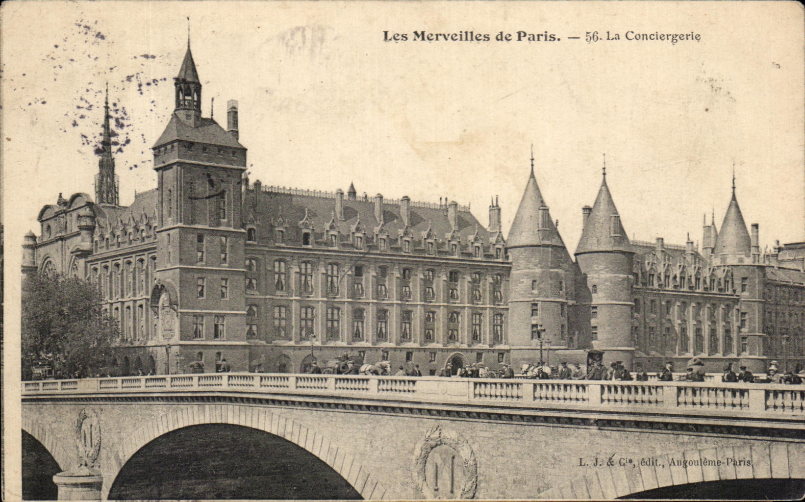 CPA Wonders of Paris the Caretaker's lodge