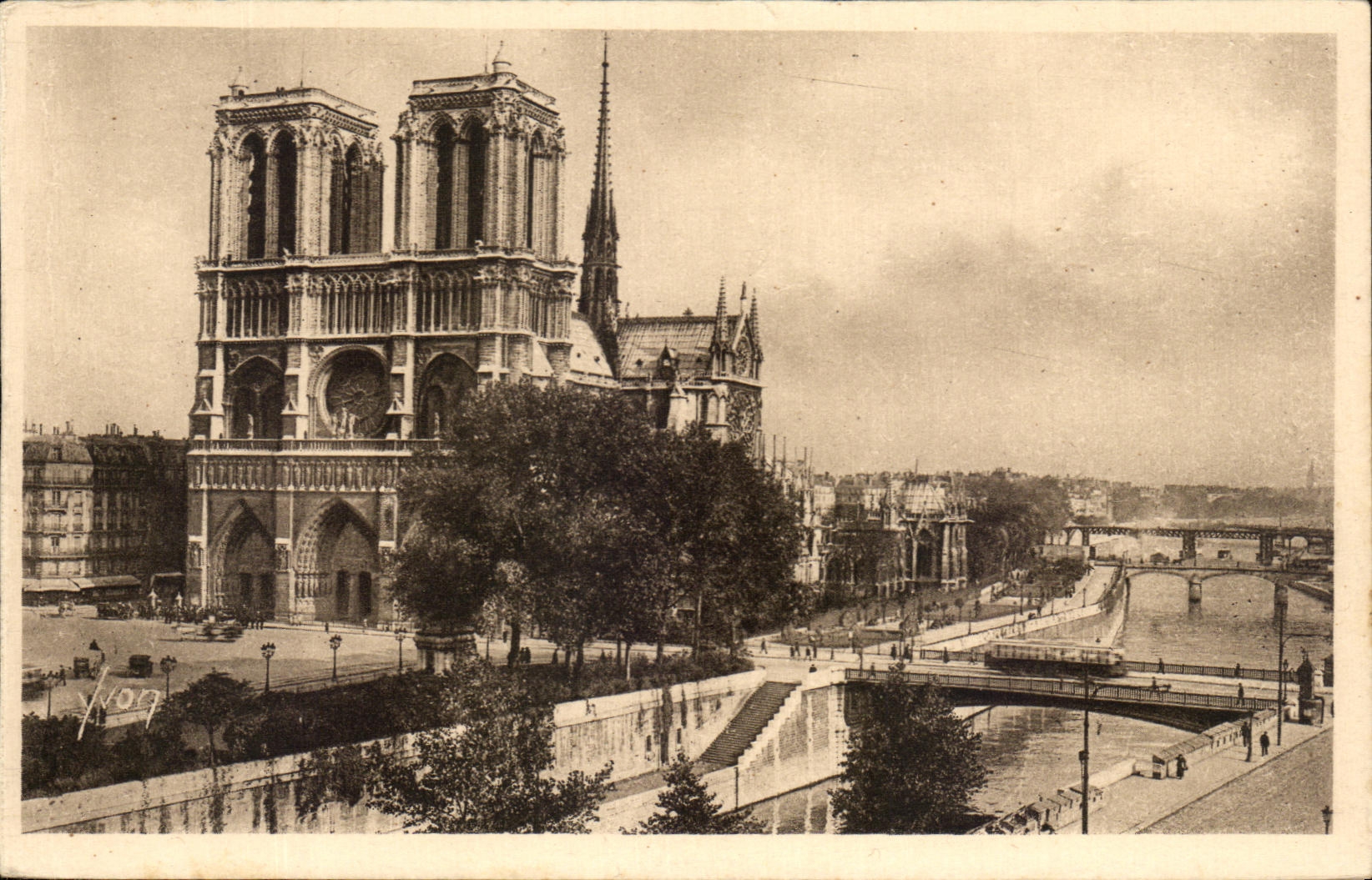 CPA Paris Church nuestra senora Vision