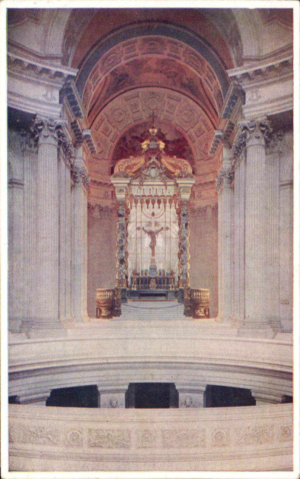 CPA Paris Hotel Of Invalides Interior Of the Dome