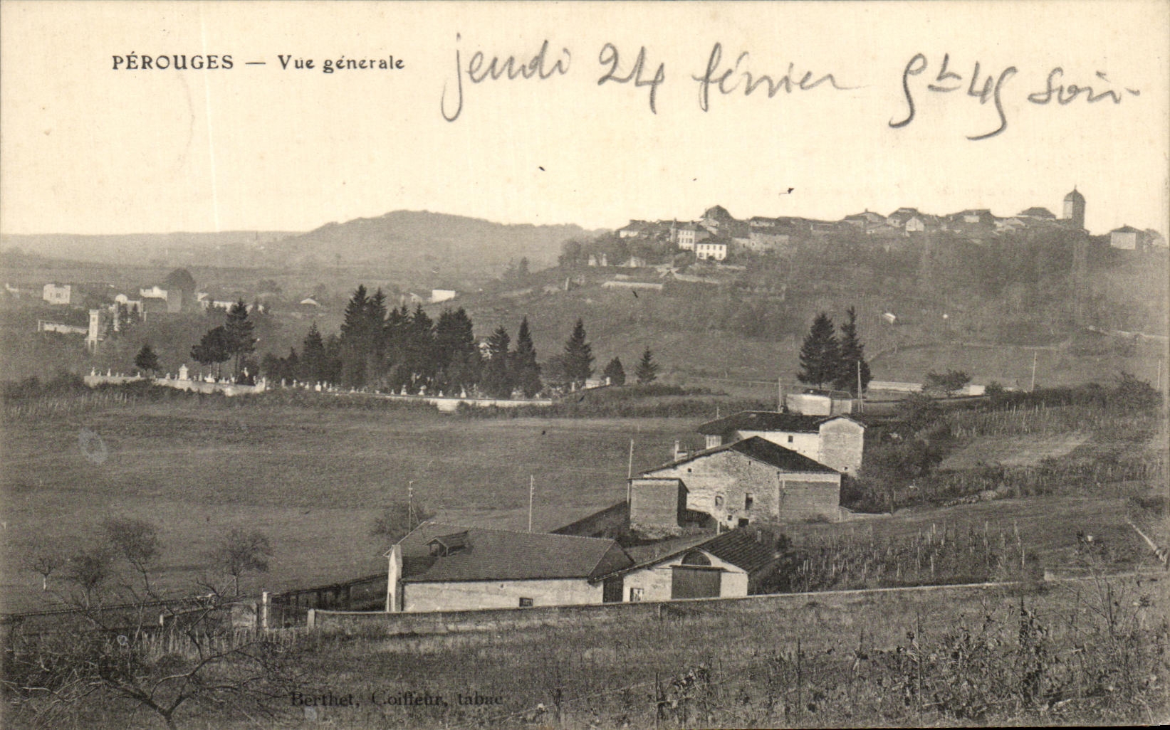 CPA Perouges Vue Generale