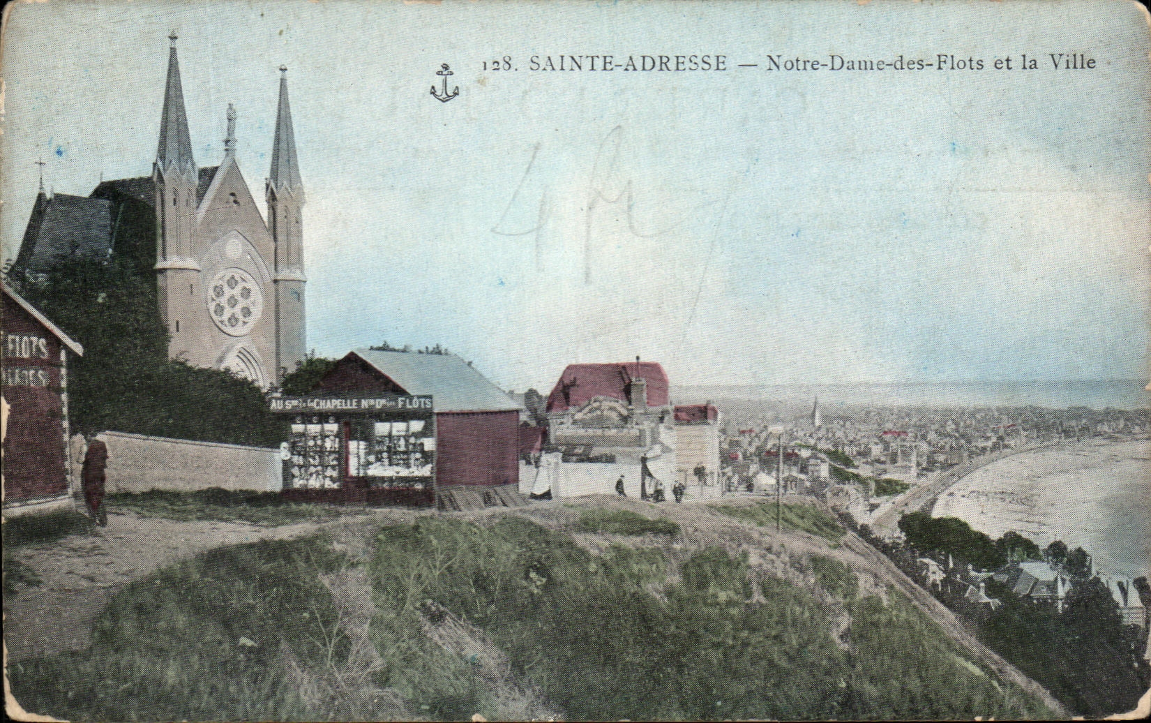 CPA Saint Address Our Lady Of the Floods And the City