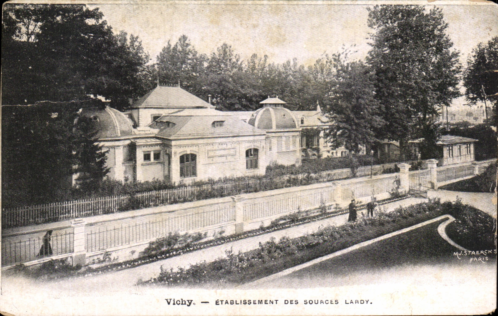 CPA Vichy Etablissement Des Sources Lardy