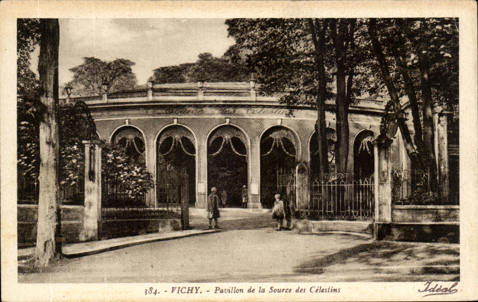 CPA Vichy Pavillon De La Source Des Celestins