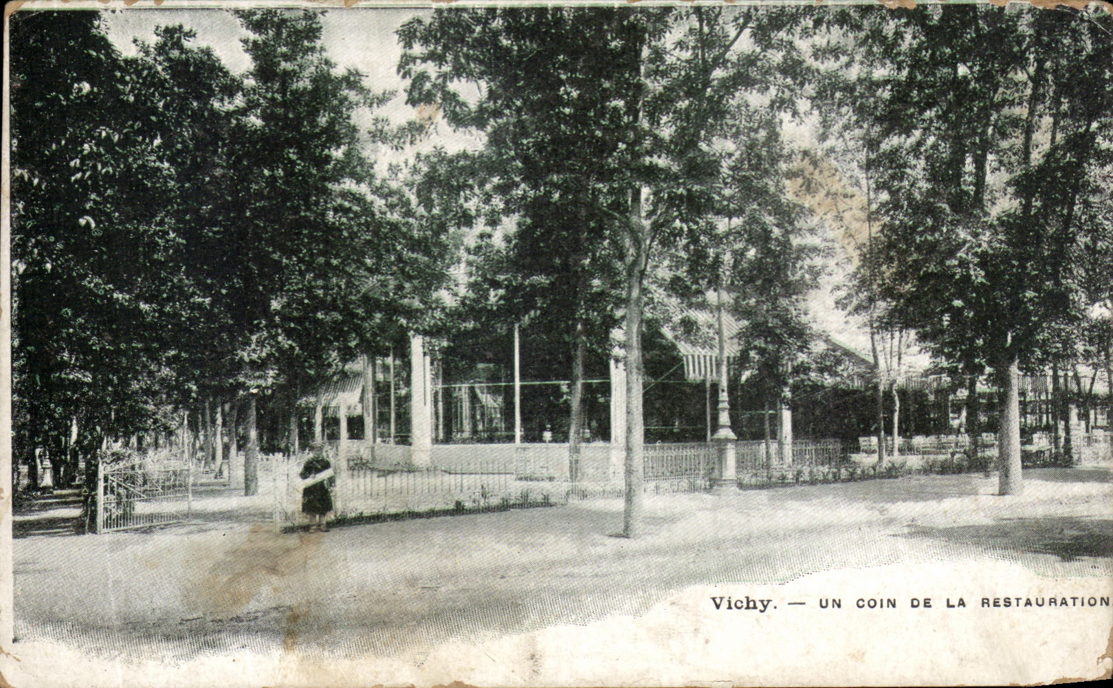CPA Vichy Un Coin De La Restauration